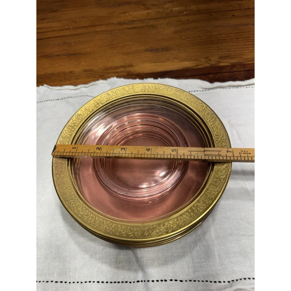 6 Vintage Tiffin-Franciscan Pink‎ Rambler Rose 7